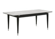 Maidstone Black/White Dining Table by Furniture of America at Eve Furniture