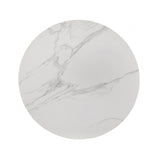 Maidstone Black/White Round 5-Piece Dining Room Set by Furniture of America at Eve Furniture