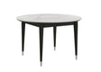 Maidstone Black/White Round Dining Table by Furniture of America at Eve Furniture