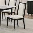 Maidstone Black/White Side Chair Set of 2 by Furniture of America at Eve Furniture