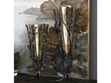 Mailie Bronze Vase Set by Crestview at Eve Furniture