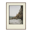Maine Coastline by Kelly Frere Hand-Embellished FramedPhoto Print Matted under Glass by Mercana at Eve Furniture