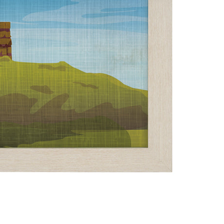 Maine GO (L) by Mercana Studio Textured Framed Artwork Matted by Mercana at Eve Furniture