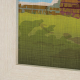 Maine GO (L) by Mercana Studio Textured Framed Artwork Matted by Mercana at Eve Furniture