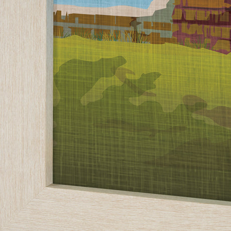 Maine GO (L) by Mercana Studio Textured Framed Artwork Matted by Mercana at Eve Furniture