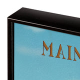 Maine GO (SM) by Mercana Studio Textured Framed Artwork Matted by Mercana at Eve Furniture
