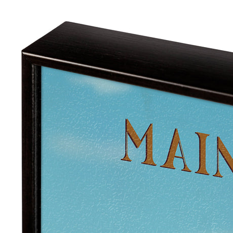Maine GO (SM) by Mercana Studio Textured Framed Artwork Matted by Mercana at Eve Furniture