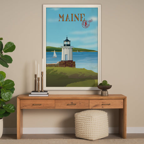 Maine GO (XL) by Mercana Studio Hand Embelished Framed Artwork Matted under Glass by Mercana at Eve Furniture