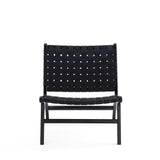 Maintenon Leatherette Accent Chair in Black (set of 2) by Manhattan Comfort at Eve Furniture