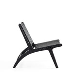 Maintenon Leatherette Accent Chair in Black (set of 2) by Manhattan Comfort at Eve Furniture
