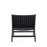 Maintenon Leatherette Accent Chair in Black (set of 2) by Manhattan Comfort at Eve Furniture