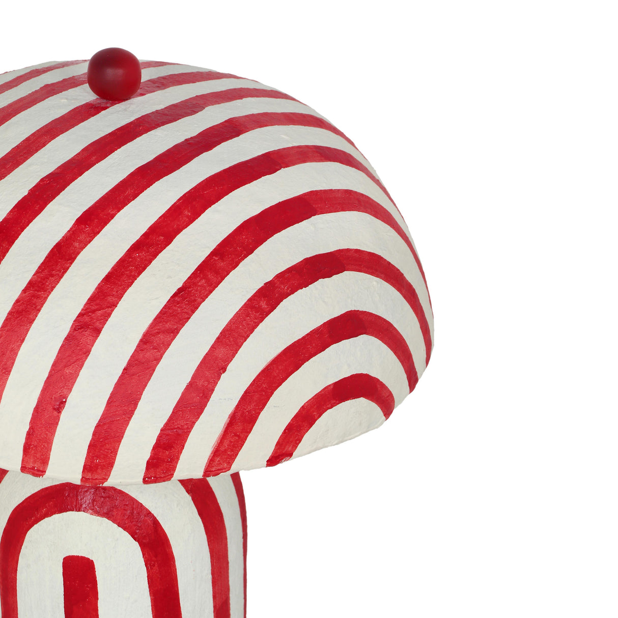 Maiori Striped Papier Mache Table Lamp by TOV Furniture at Eve Furniture