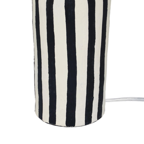 Maiori Striped Papier Mache Table Lamp by TOV Furniture at Eve Furniture