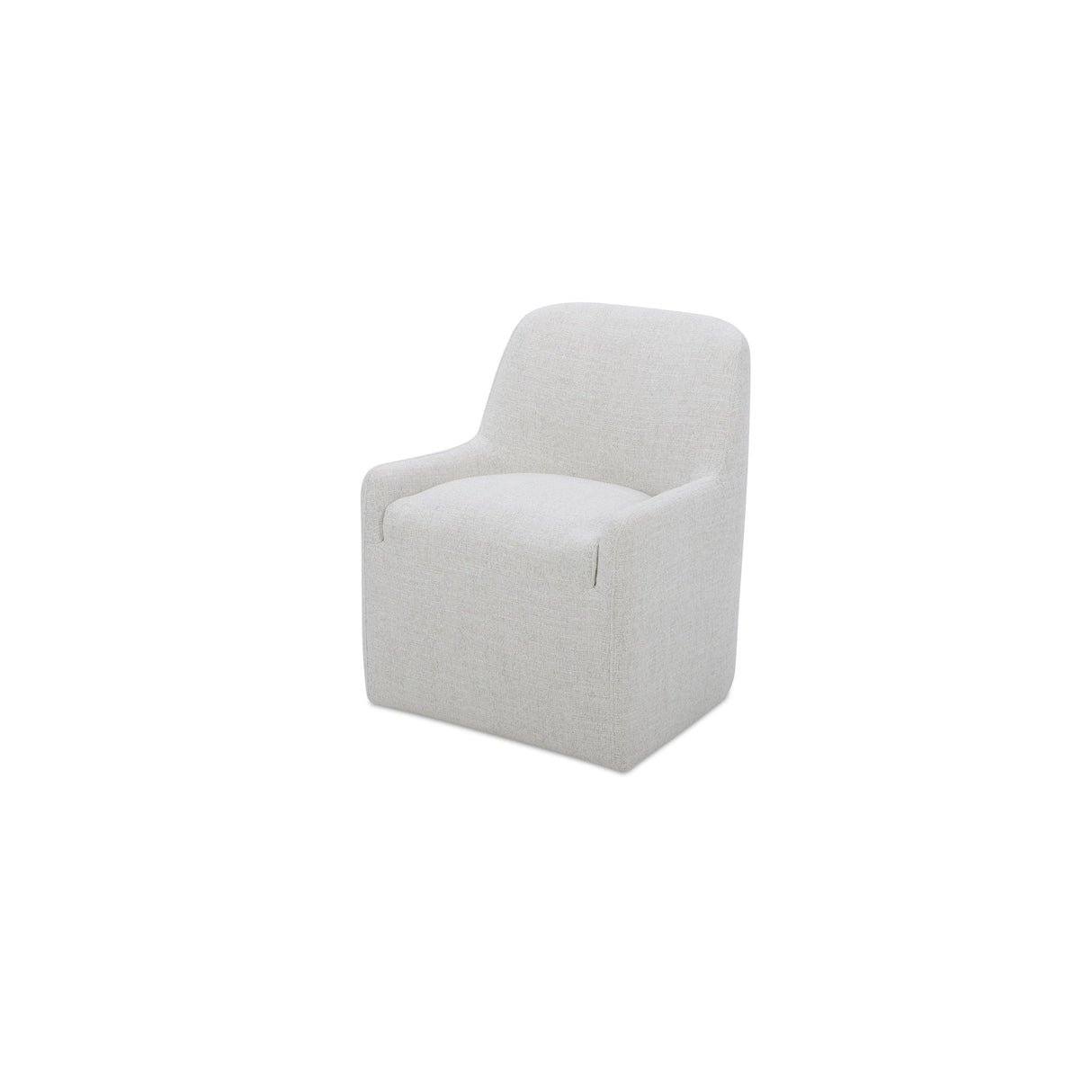 Maisie Flecked Oat Rolling Dining Chair by MOES at Eve Furniture