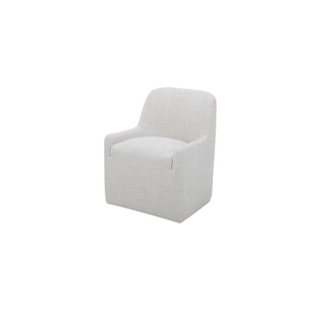 Maisie Flecked Oat Rolling Dining Chair by MOES at Eve Furniture