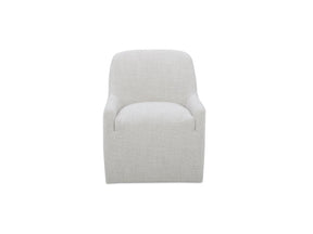 Maisie Flecked Oat Rolling Dining Chair by MOES at Eve Furniture