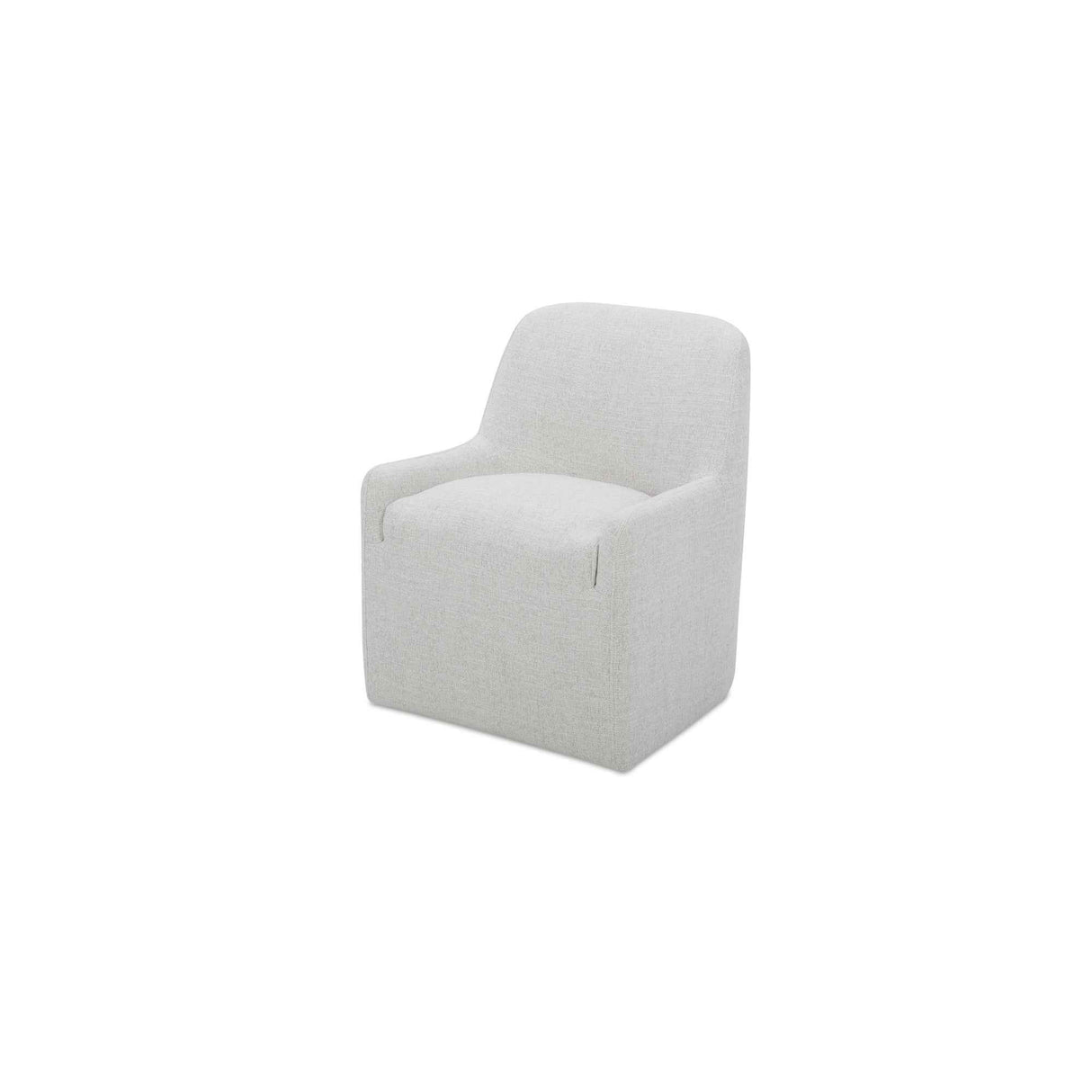 Maisie Flecked Oat Rolling Dining Chair