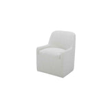 Maisie Flecked Oat Rolling Dining Chair