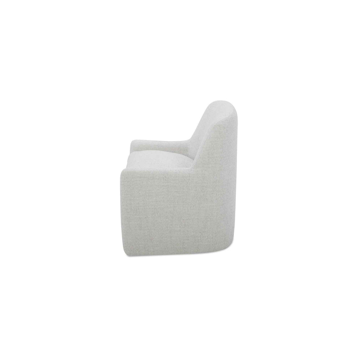 Maisie Flecked Oat Rolling Dining Chair