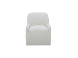 Maisie Flecked Oat Rolling Dining Chair