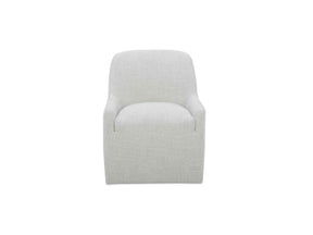 Maisie Flecked Oat Rolling Dining Chair