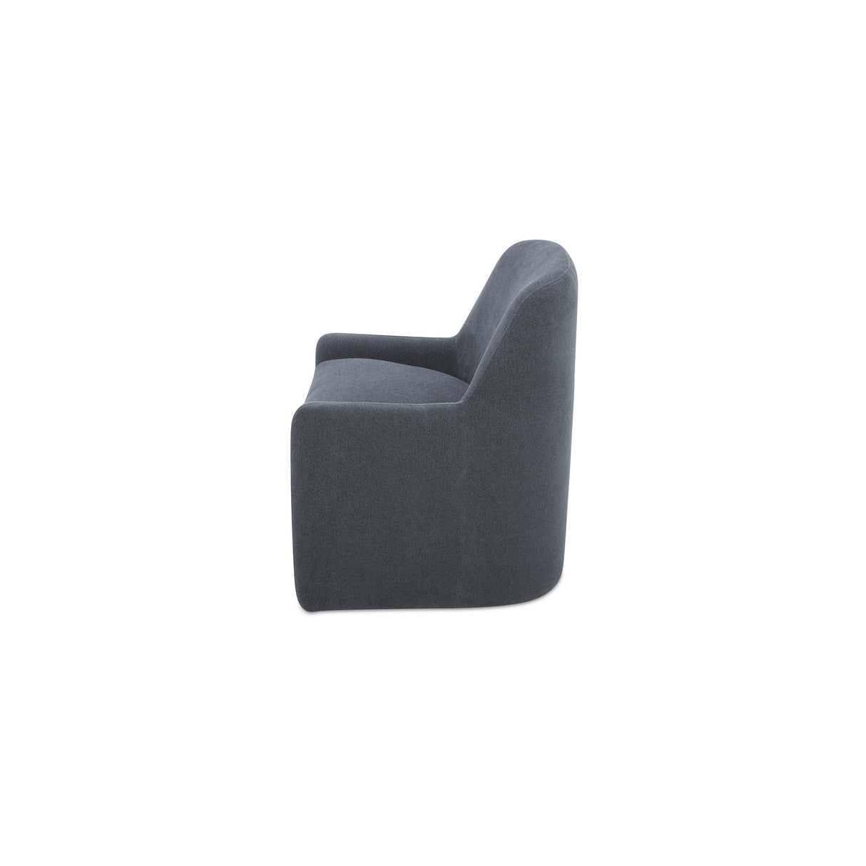 Maisie Slate Blue Rolling Dining Chair by MOES at Eve Furniture