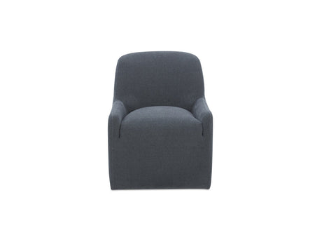 Maisie Slate Blue Rolling Dining Chair by MOES at Eve Furniture