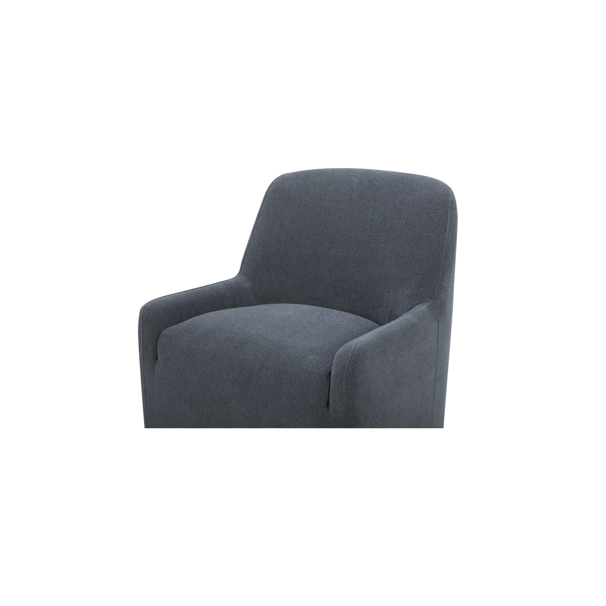 Maisie Slate Blue Rolling Dining Chair by Moe's Home at Eve Furniture