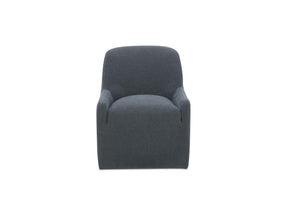 Maisie Slate Blue Rolling Dining Chair by Moe's Home at Eve Furniture
