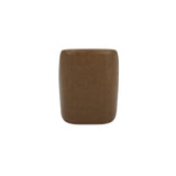 Maisie Tan Rolling Leather Dining Chair by Moe's Home at Eve Furniture