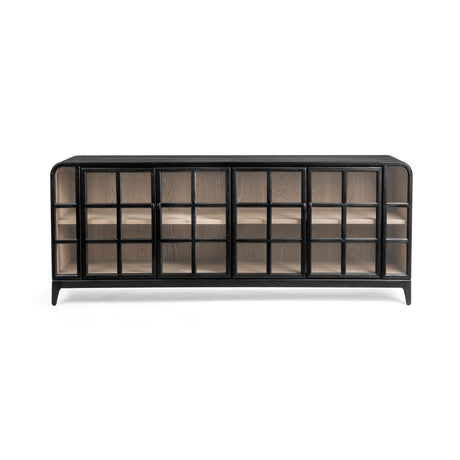 Maison Loft Black 4 Door Cabinet by Classic Home at Eve Furniture