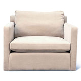 Maison Gianna Accent Chair in Oat Chenille Fabric by Home Trends & Design at Eve Furniture