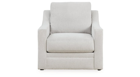 Maitelynn Chalk Chair and Ottoman by Ashley at Eve Furniture