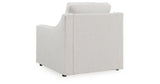 Maitelynn Chalk Chair and Ottoman by Ashley at Eve Furniture