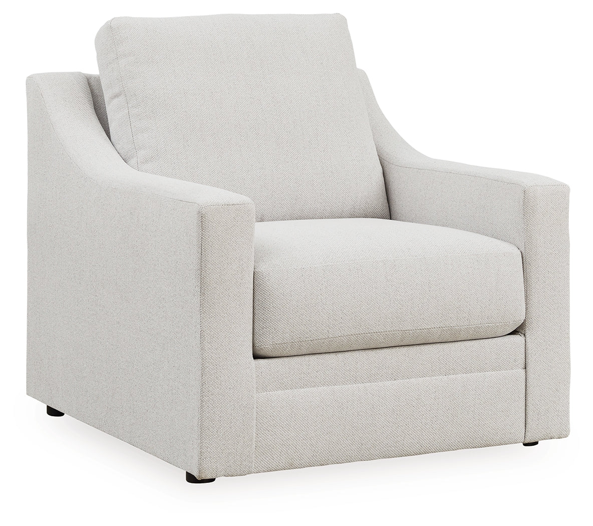 Maitelynn Chalk Chair and Ottoman by Ashley at Eve Furniture