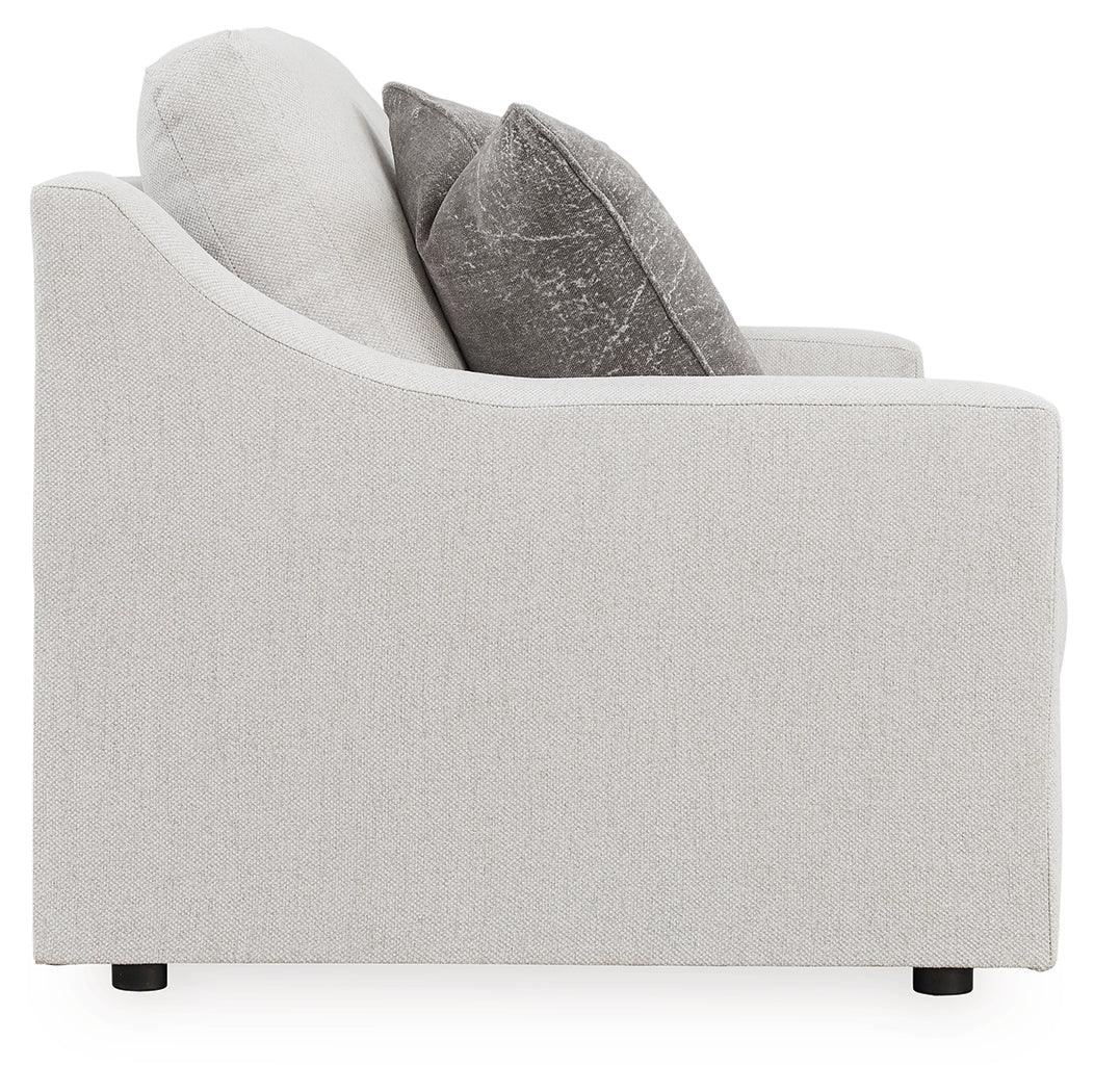 Maitelynn Chalk Loveseat by Ashley at Eve Furniture