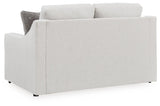 Maitelynn Chalk Loveseat by Ashley at Eve Furniture