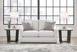 Maitelynn Chalk Loveseat by Ashley at Eve Furniture