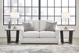 Maitelynn Chalk Loveseat by Ashley at Eve Furniture