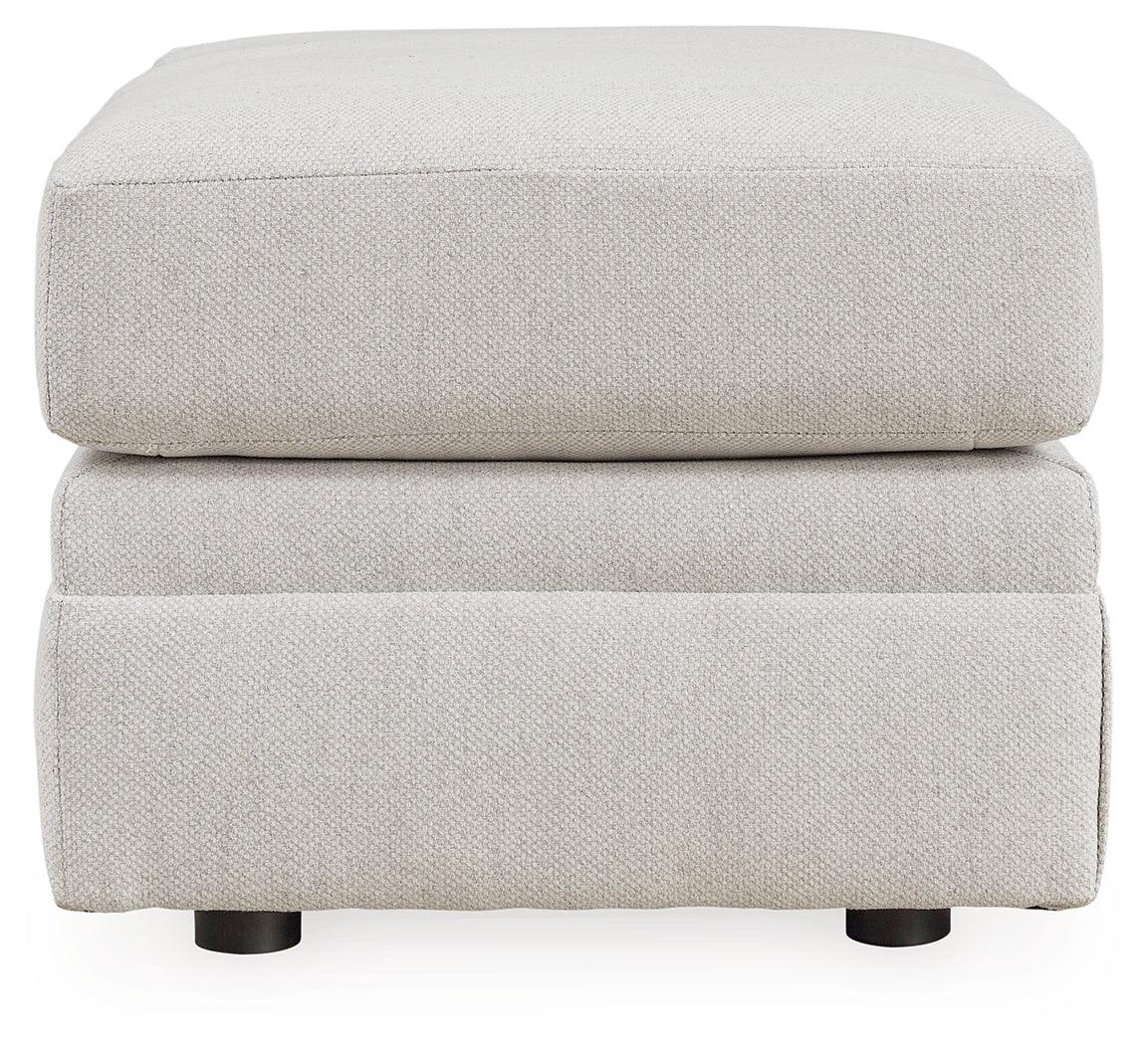 Maitelynn Chalk Ottoman by Ashley at Eve Furniture