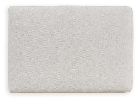 Maitelynn Chalk Ottoman by Ashley at Eve Furniture