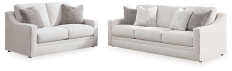 Maitelynn Chalk Sofa and Loveseat by Ashley at Eve Furniture