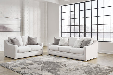 Maitelynn Chalk Sofa and Loveseat by Ashley at Eve Furniture