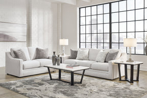 Maitelynn Chalk Sofa and Loveseat by Ashley at Eve Furniture