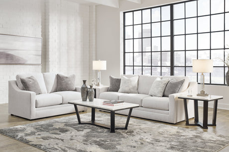 Maitelynn Chalk Sofa and Loveseat by Ashley at Eve Furniture