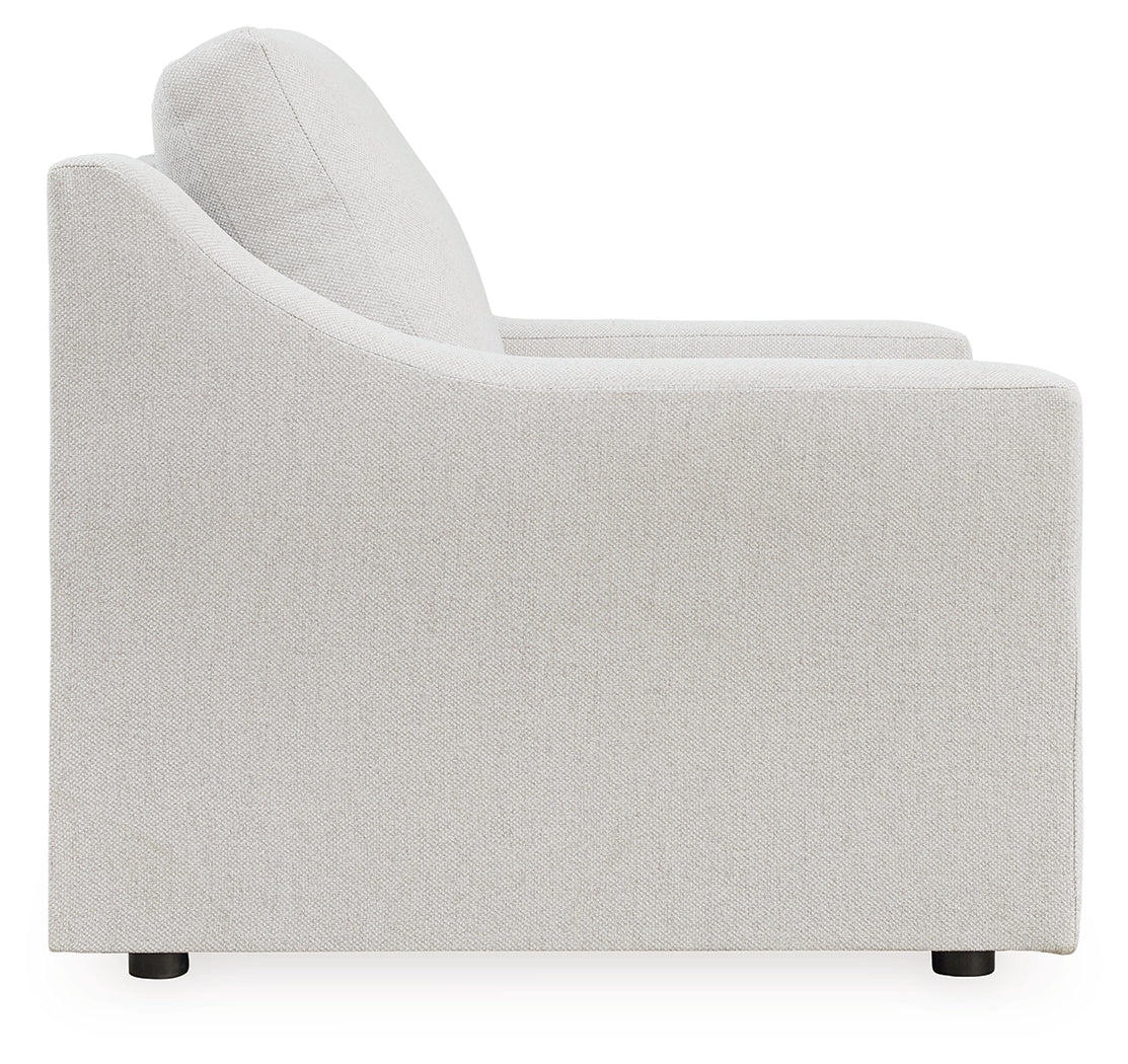 Maitelynn Chalk Sofa, Loveseat, Chair and Ottoman by Ashley at Eve Furniture