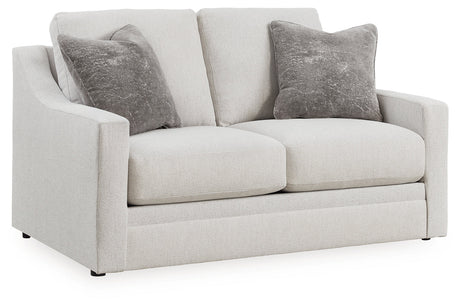 Maitelynn Chalk Sofa, Loveseat, Chair and Ottoman by Ashley at Eve Furniture