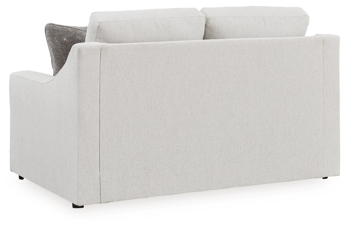 Maitelynn Chalk Sofa, Loveseat, Chair and Ottoman by Ashley at Eve Furniture