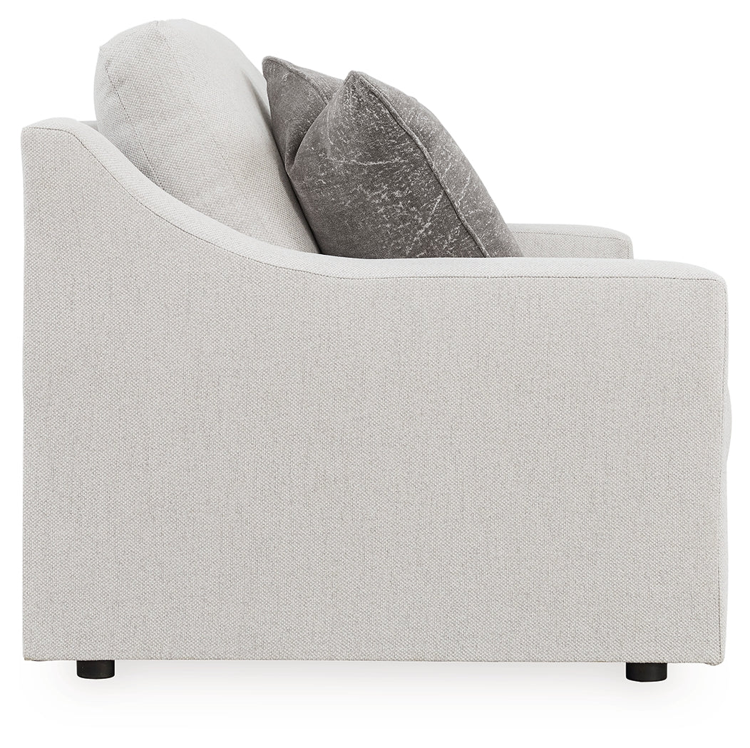 Maitelynn Chalk Sofa, Loveseat, Chair and Ottoman by Ashley at Eve Furniture