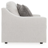 Maitelynn Chalk Sofa, Loveseat, Chair and Ottoman by Ashley at Eve Furniture